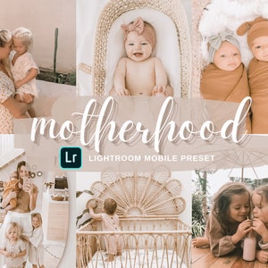 4 Lightroom Presets Bundle for Lightroom Mobile, Mom Presets, Family Presets, Summer Presets, Neutral Presets, Instagram Filters