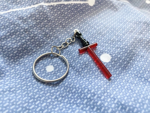 kylo ren lightsaber keychain
