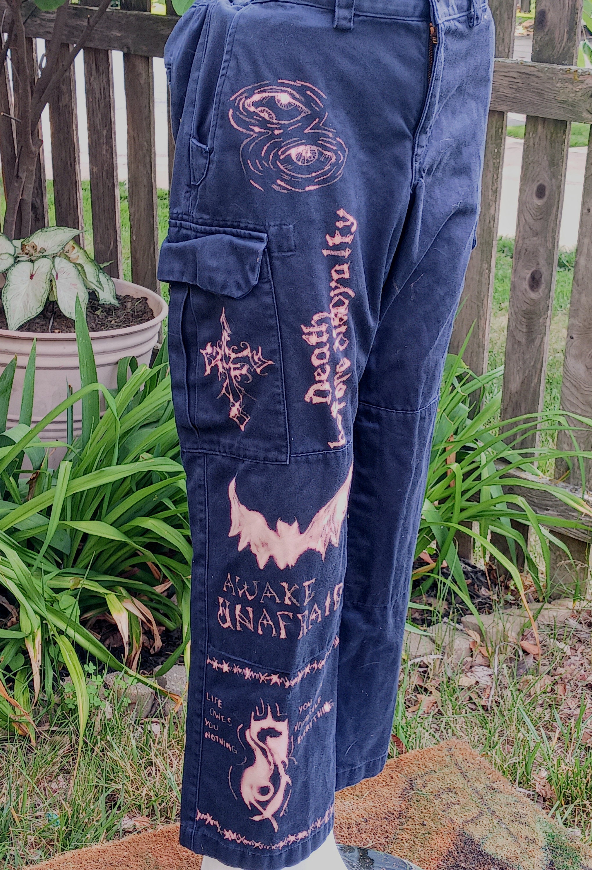 パンツ PROJECT GR PAINTED DENIM CARGO PROJECT GR PAINTED DENIM CARGO - メルカリ