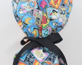 Loteria Pony Tail Medical Bonnet, Dentist Medical Cap, OR Cap, Doctor Scrub Cap. Enjoy FREE shipping when you spend 35 dollars or more.