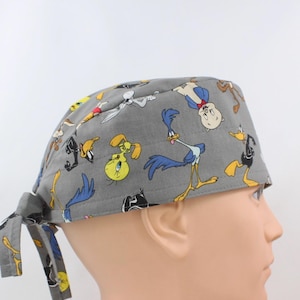 Cartoon Mens Scrub Cap, Mens OR Cap, Medical Cap, Doctor Cap.   Enjoy FREE shipping when you spend 35 dollars or more!