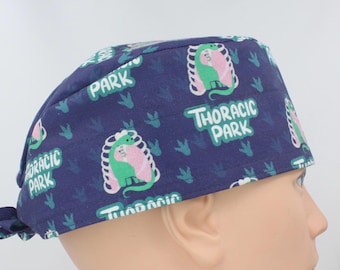 Thoracic Park Cotton 3.5" tall Handmade Scrub Cap for Men