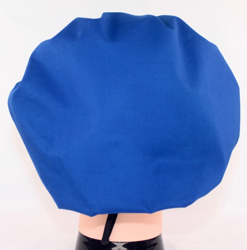 Nurse Scrub cap surgical cap Medical cap Pediatrics bonnet Doctor Scrub cap Chemo cap Royal Blue Bouffant bonnet OR Cap