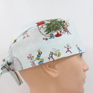 Christmas Mens Medical Scrub Cap, Medical cap, Doctor cap, Nurse Scrub Cap.Enjoy FREE shipping when you spend 35 dollars or more!