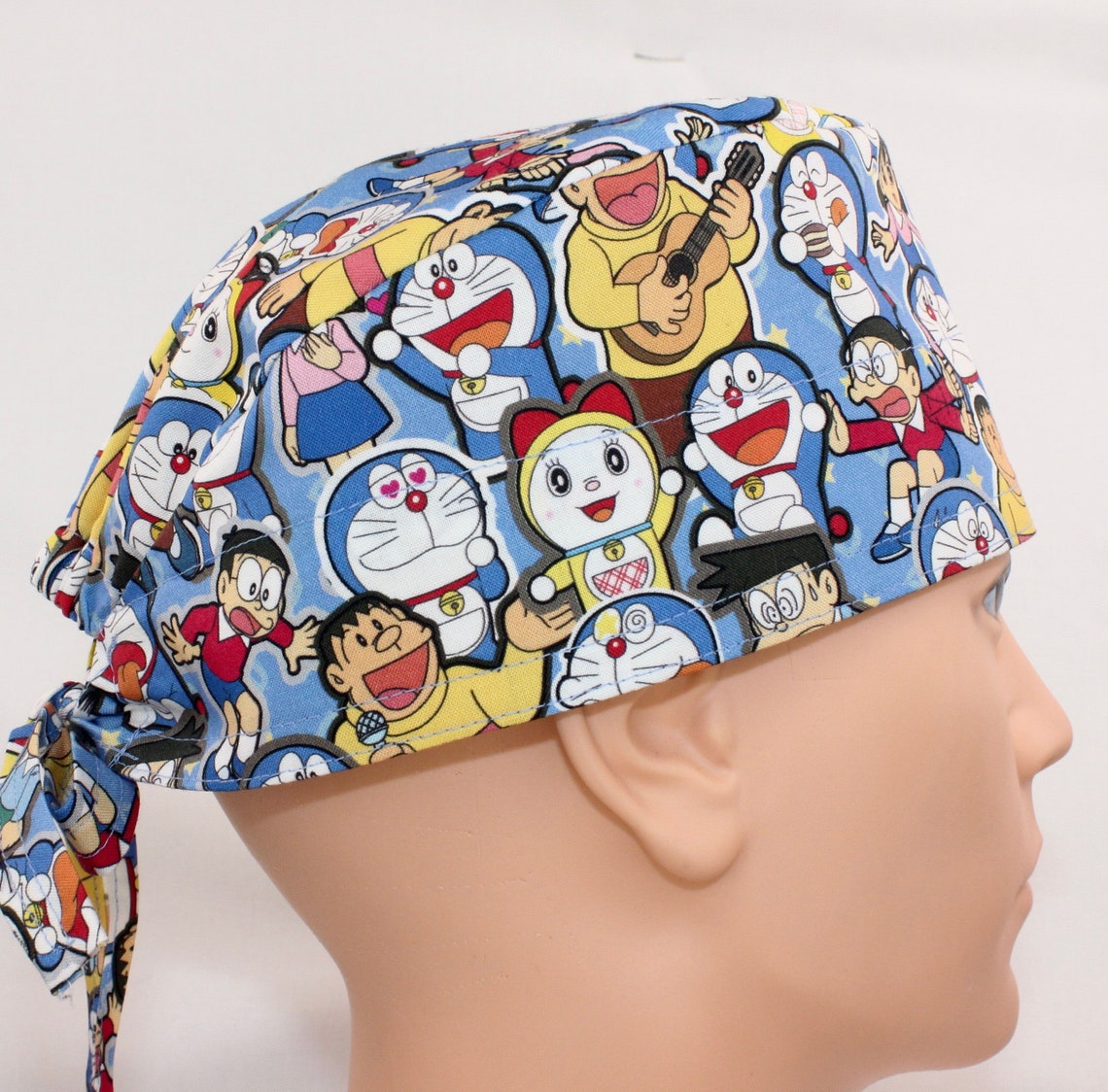 Men's Doraemon Scrub Cap Men's Scrub cap Medical Etsy