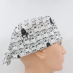 Cartoon Mens Scrub Cap, Mens OR Cap, Medical Cap, Doctor Cap.   Enjoy FREE shipping when you spend 35 dollars or more!