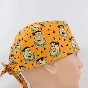 Cartoon Mens Scrub Cap, Mens OR Cap, Medical Cap, Doctor Cap.   Enjoy FREE shipping when you spend 35 dollars or more!