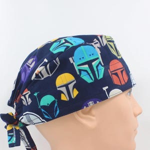 Cartoon Helmets Mens Scrub Cap, Mens OR Cap, Medical Cap, Doctor Cap.   Enjoy FREE shipping when you spend 35 dollars or more!
