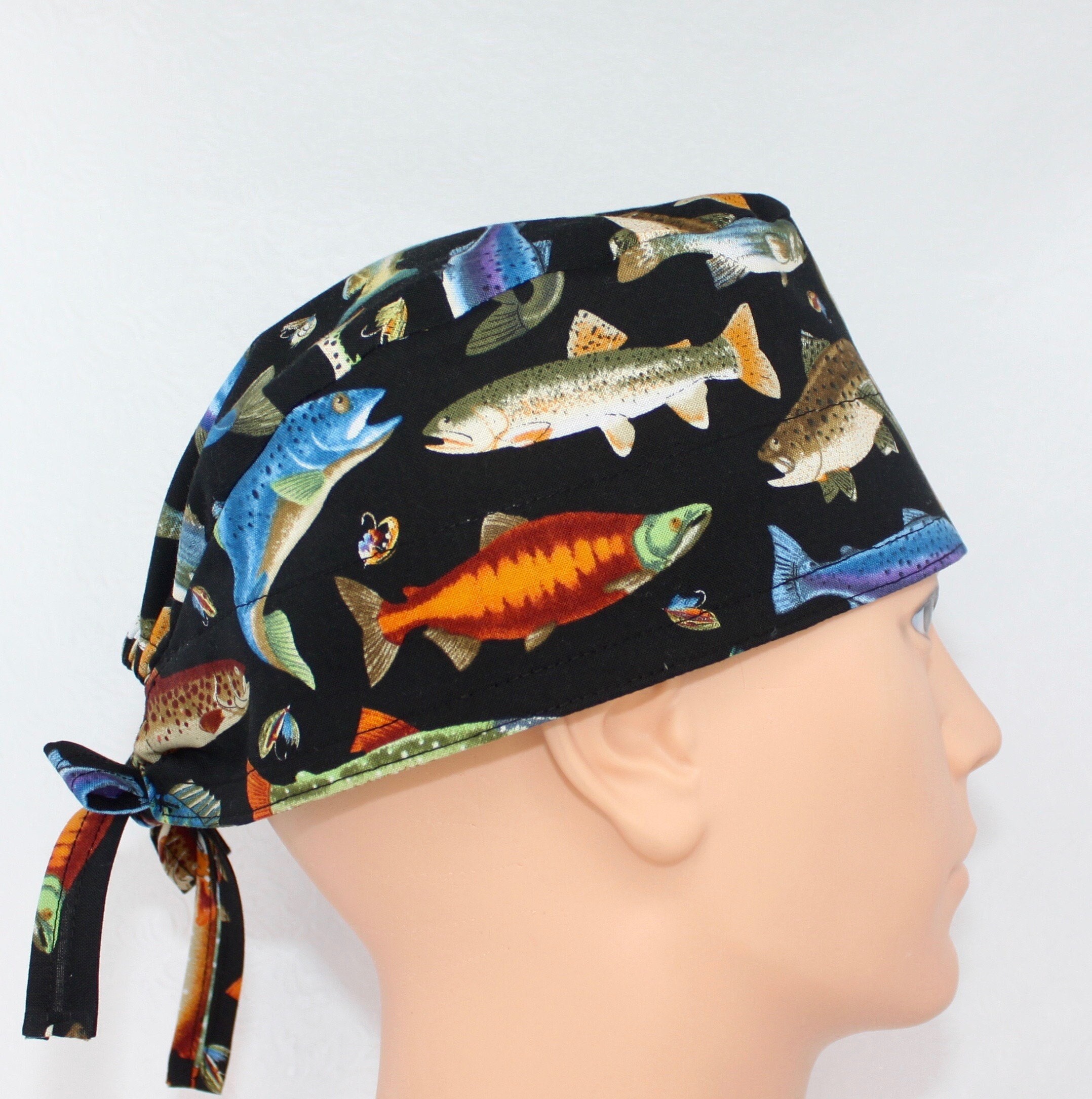 Trout Fish Print Cotton 3.5 display picture 2