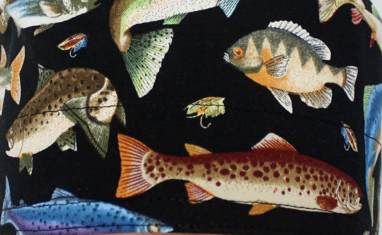 Colorful Fish-Themed Cap Shenbors Rainbow Trout Hat, Fly Fishing Gifts for Men Women  main image 4