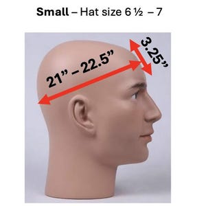 Propofol Cotton 3.5" tall Handmade Scrub Cap for Men image 2