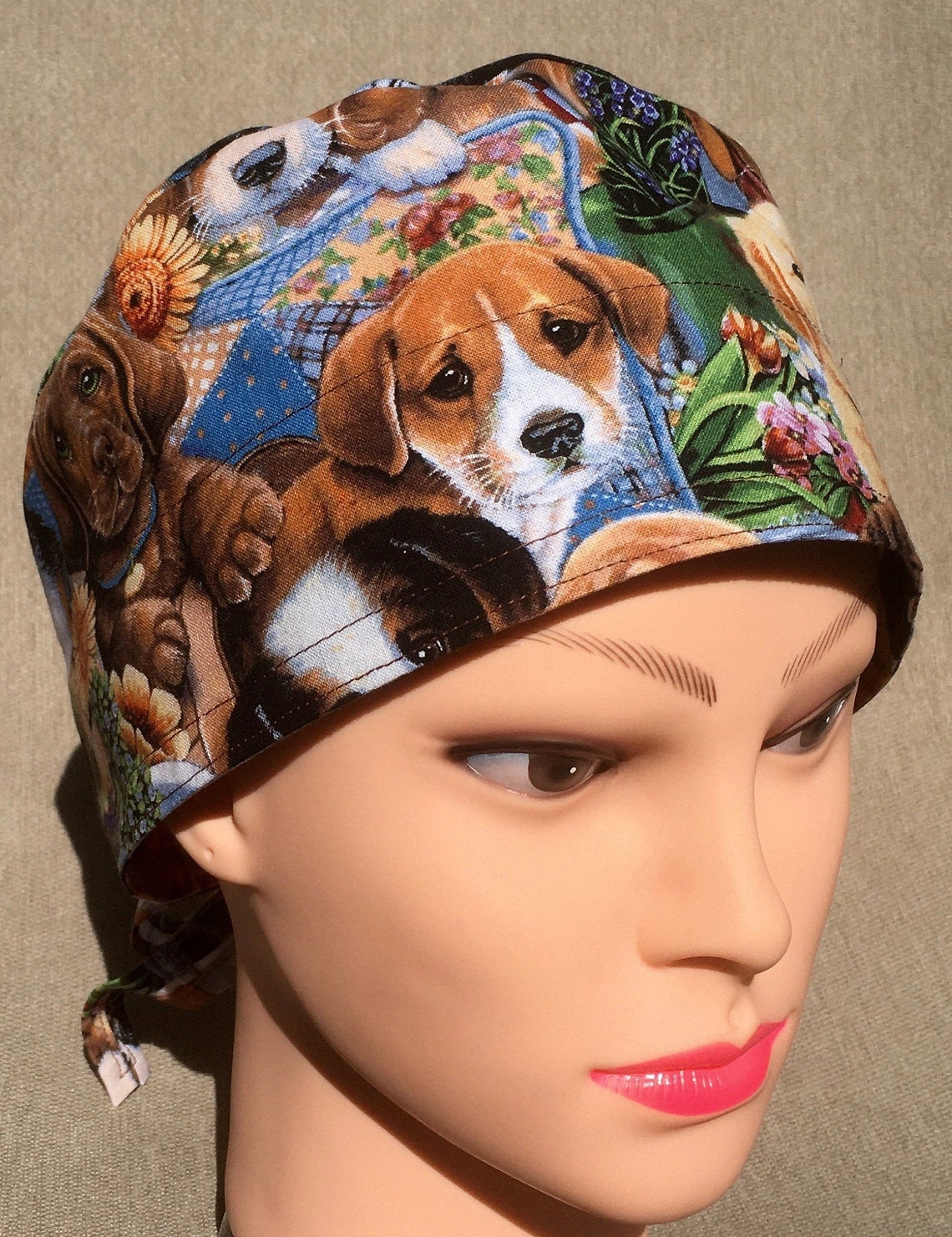 Dogs Vet Tech Scrub cap Medical cap Etsy