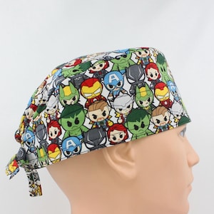 Cartoon Babies Mens Scrub Cap, Mens OR Cap, Medical Cap, Doctor Cap.   Enjoy FREE shipping when you spend 35 dollars or more!
