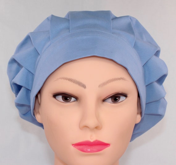 Light Blue Bouffant Pediatrics Nurse Scrub Etsy