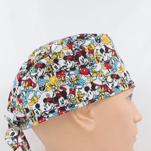 Cartoon Mens Scrub Cap, Mens OR Cap, Medical Cap, Doctor Cap.   Enjoy FREE shipping when you spend 35 dollars or more!