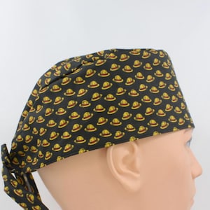 Mini Hats Anime Cotton 3.5&quot; tall Handmade Scrub Cap: Medical, Nurse, Doctor, OR, Surgeon, Pediatrics, Veterinarian, Dentist