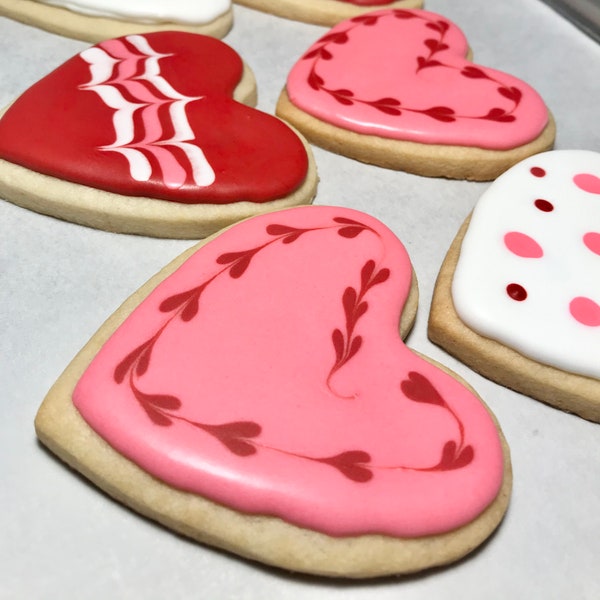 Valentines Day Cookies Etsy