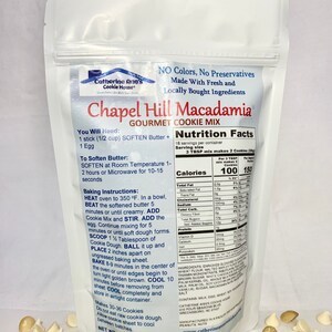 Chocolate Macadamia Cookie Mix - Handmade - Gourmet - Ready to Bake Cookies