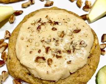 Apple Pecan Cookies, Handmade Cookies, Holiday Cookies
