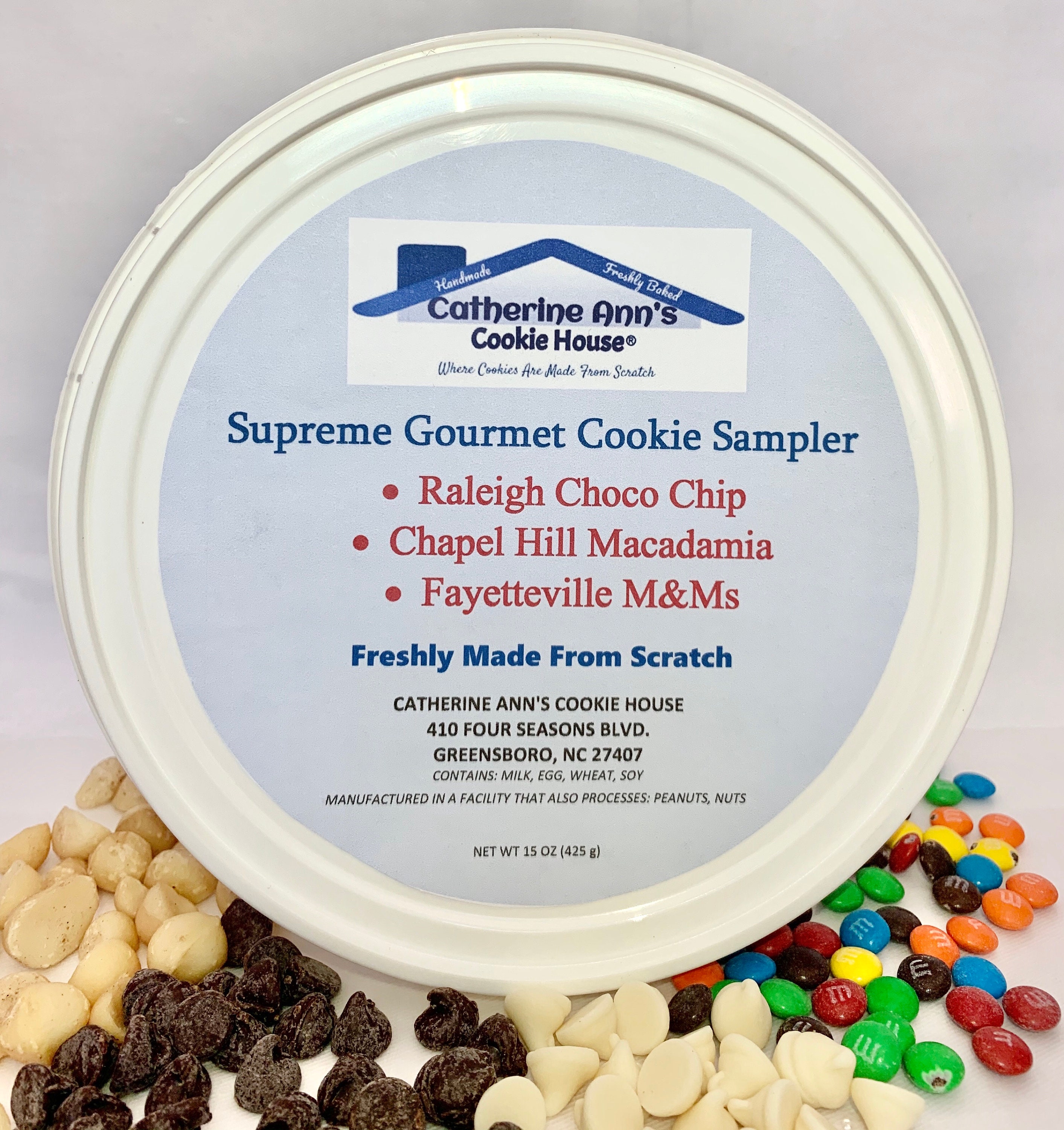 Supreme Handmade Cookie Sampler, White Chocolate Macadamia Cookies, M ...