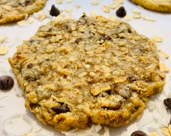 Cowboy Chocolate Coconut Cookies - Handmade Cookies