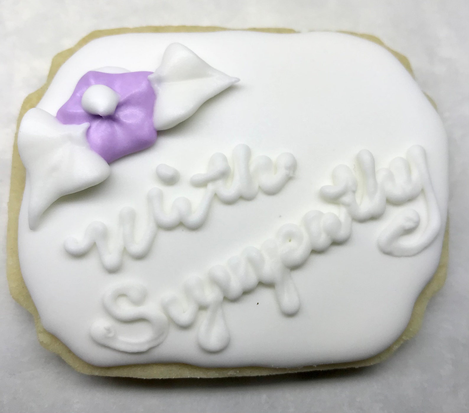 Sympathy Cookies Condolence Cookies Thinking of You Cookies Etsy