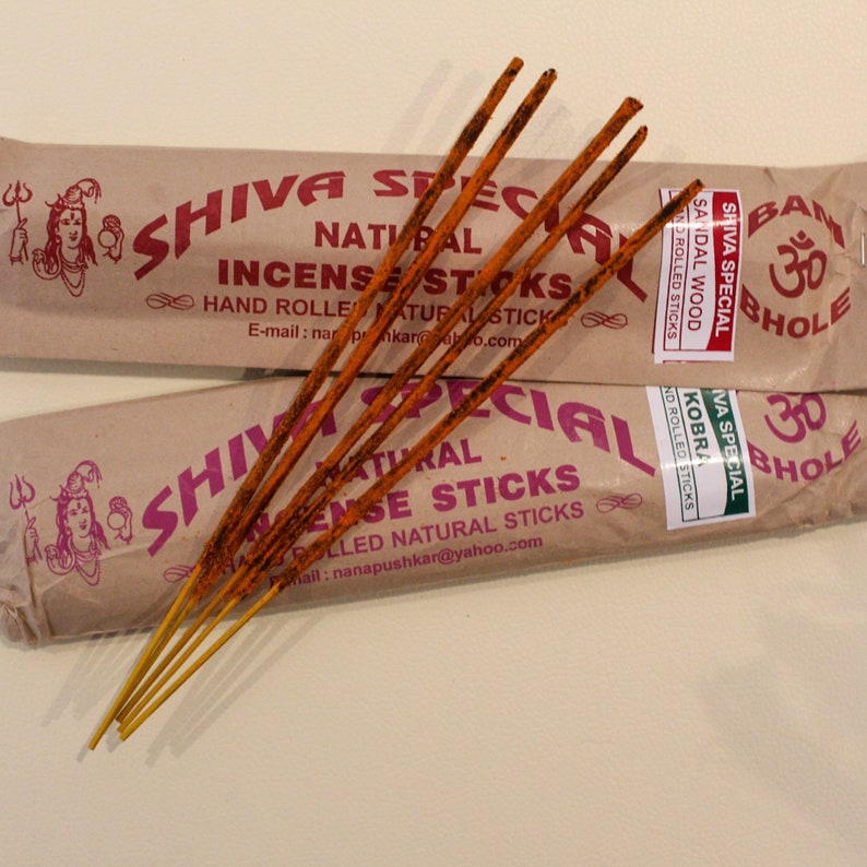 Natural Incense Sticks Hand Rolled from Pushkar Etsy
