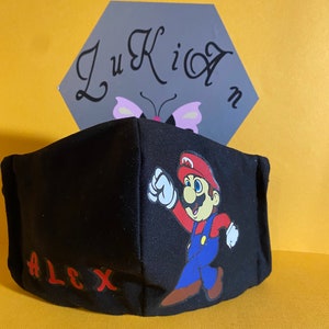 Máscara de Mario personalizada