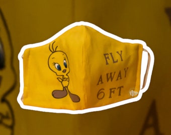 Tweety Bird Cotton Mask