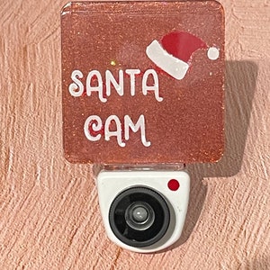 Luz noturna Santa Cam: decoração de Natal personalizada