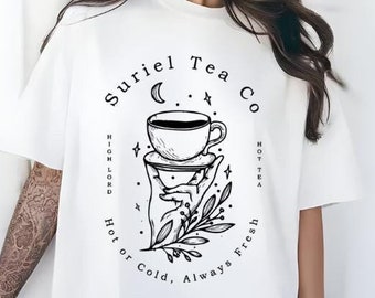 Suriel Tea Co T-Shirt, ACOTAR Tshirt, Komfortfarben