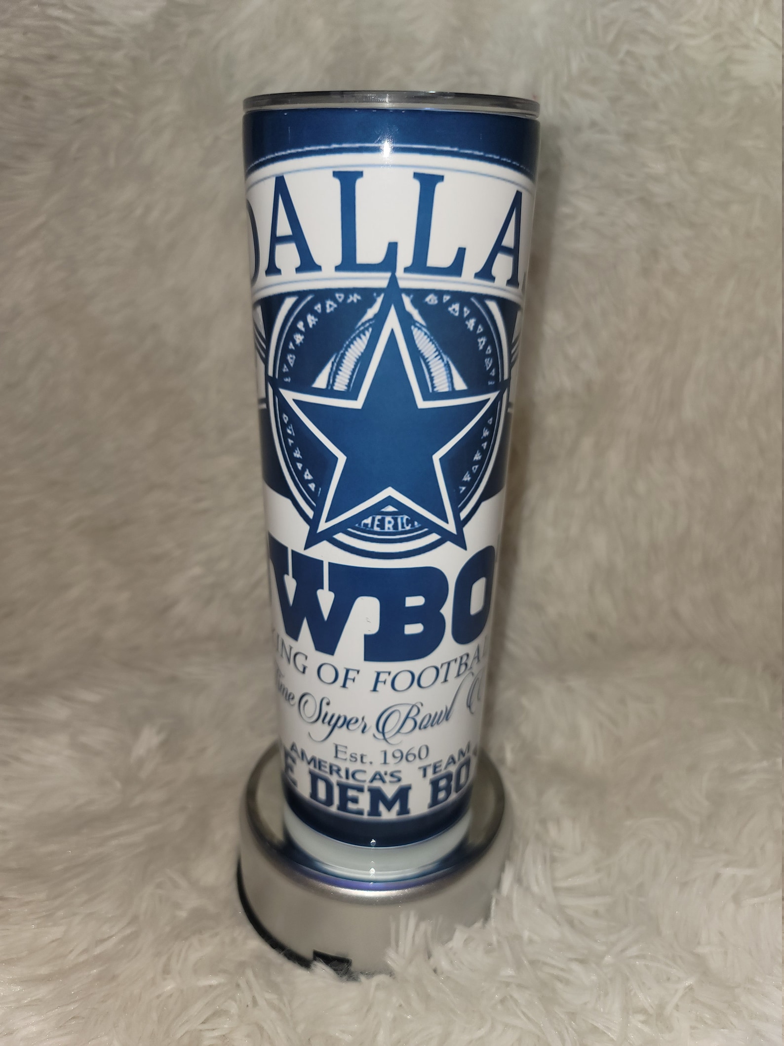 Sublimation Dallas Cowboys 20oz Tumbler Skinny Insulated Etsy