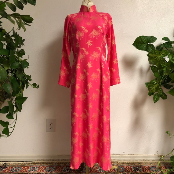 1990s Handmade Ai Dao Blouse Top