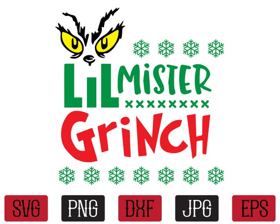 Download Lil Mister Grinch Christmas Svg Disney Character Clipart Etsy