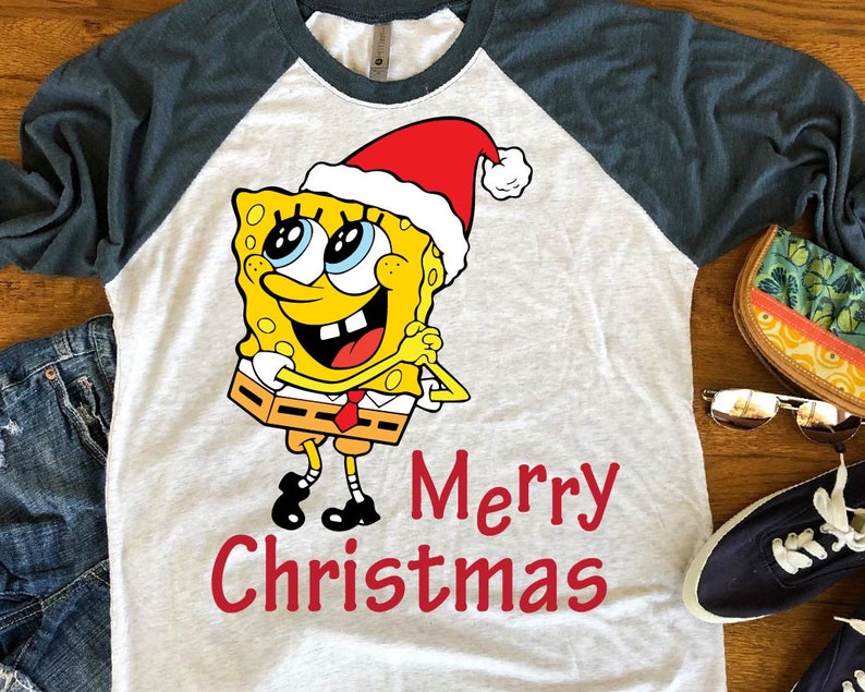 Download Spongebob svg Merry Christmas SVG .Clipart-Clip Art | Etsy