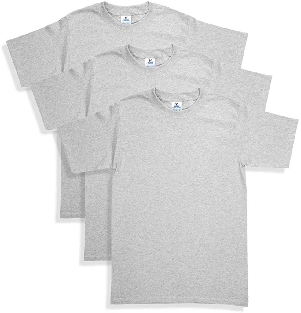 New - Yazbek Men's Heavy Weight (5.9-ounce) Crew Neck Short Sleeve T ...