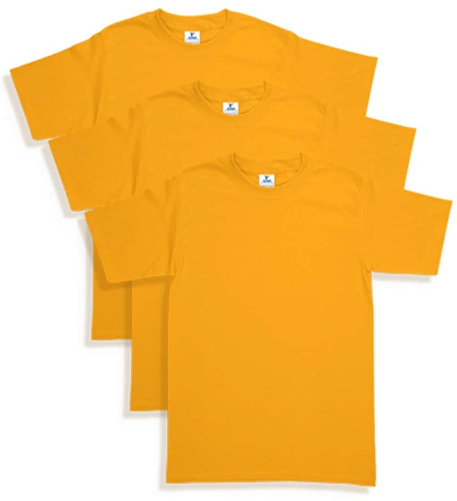 New - Yazbek Men's Heavy Weight (5.9-ounce) Crew Neck Short Sleeve T ...