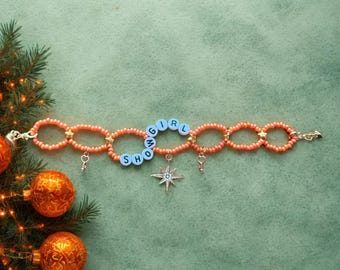 Pulseras de la amistad, pulseras de Taylor Swift, Swiftie, con cuentas, TLOAS, La vida de una corista