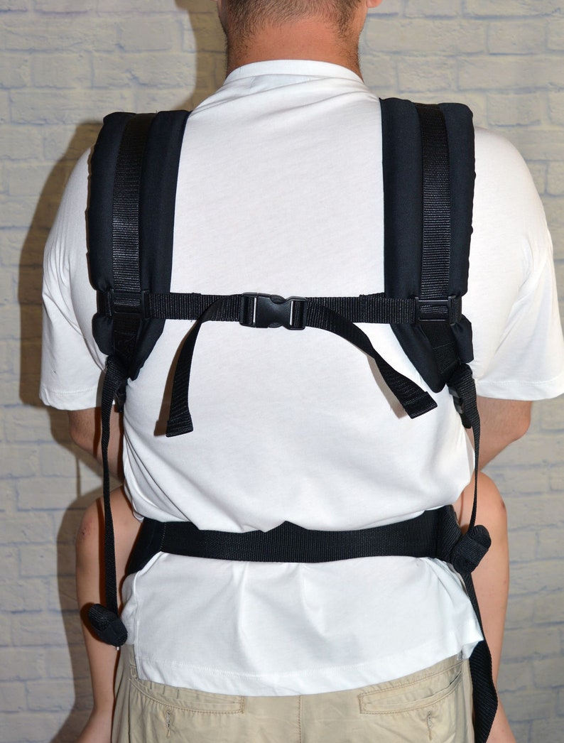 back for baby wearing wrap conversion Linen melange ergonomic carrier for Toddler side preschool carrier three positions: front
