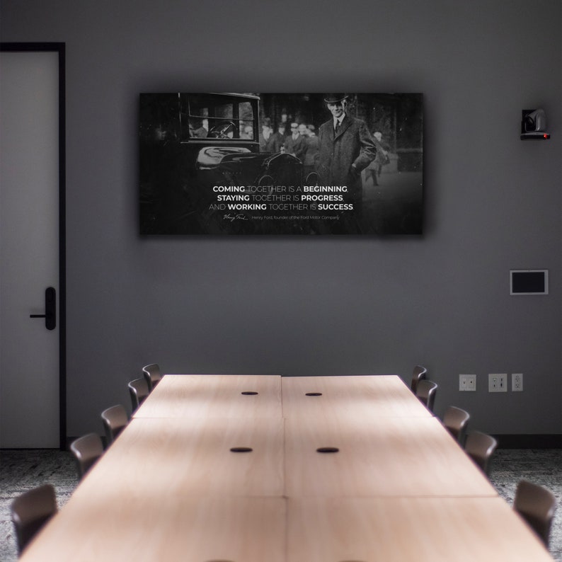 Henry Ford Motivational Quote High Quality Canvas&Poster ...