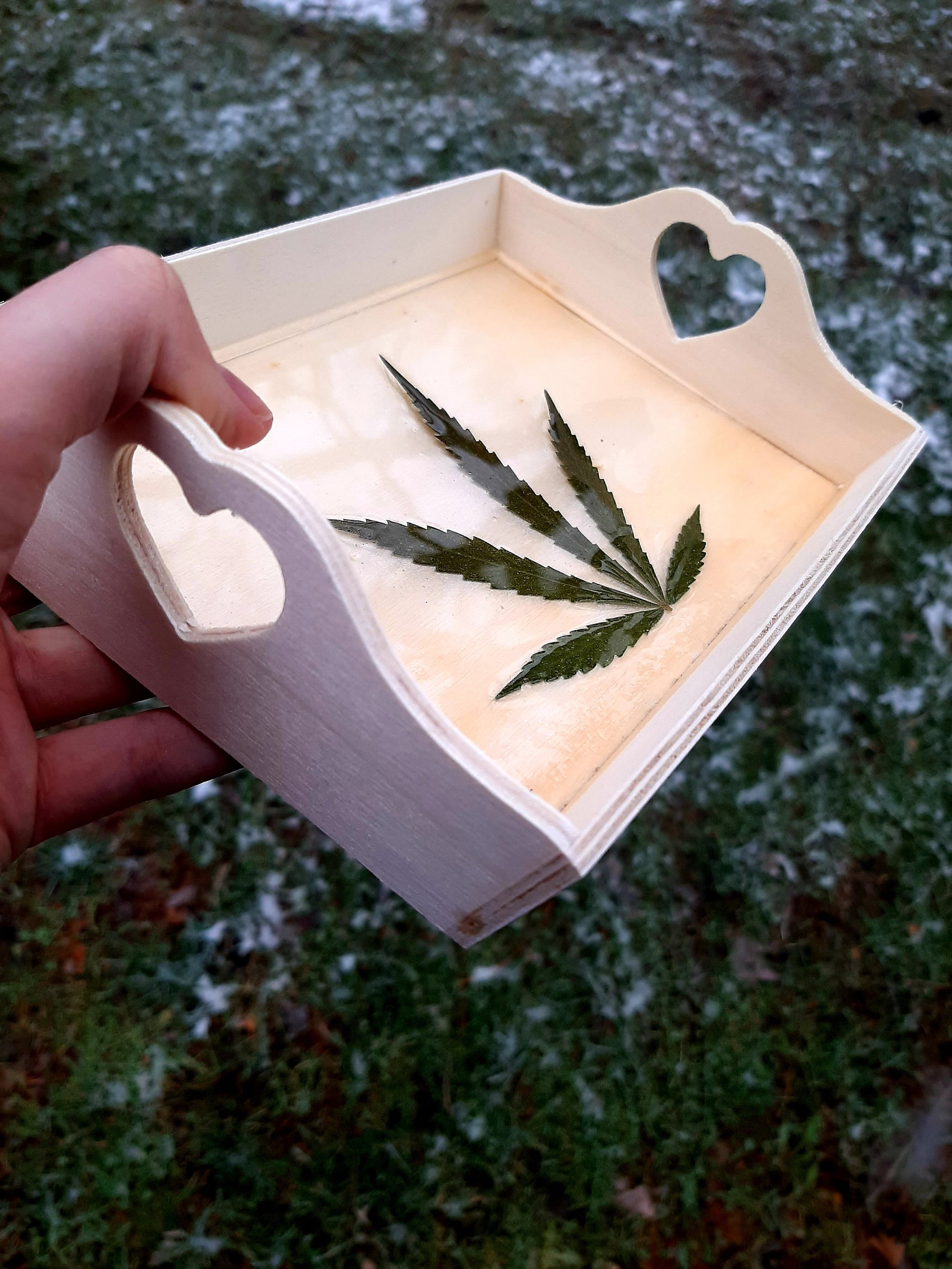 Weed Tray/ Cannabis Tray / Wooden Rolling Tray / Marijuana Etsy