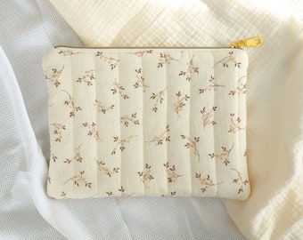 Pochette plate matelassée