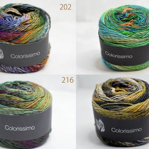 Colorissimo Colorant Lana Grossa Colorissimo – Soft and Colorful 100% Merino Wool Yarn With ...