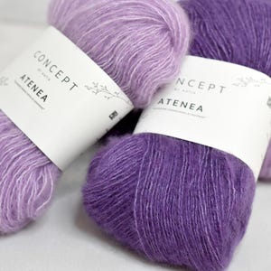Concept by Katia Atenea – Soft & Warm Baby Alpaca and Merino Wool Blend – Warm and Breathable Knitting Crochet Yarn