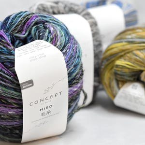 Concept by Katia HIRO – Filato di lusso Merino Silk Gradient 510 m