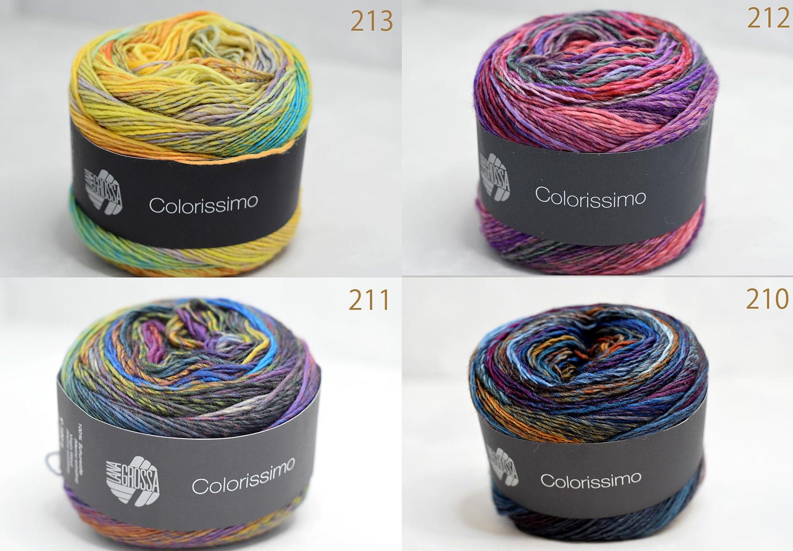 Colorissimo Colorant Lana Grossa Colorissimo: Soft Merino Wool Yarn With Color Transitions ...