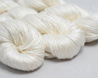 Luxury Mulberry Base for Hand Dyeing, High Shine, 400 m / 100 g