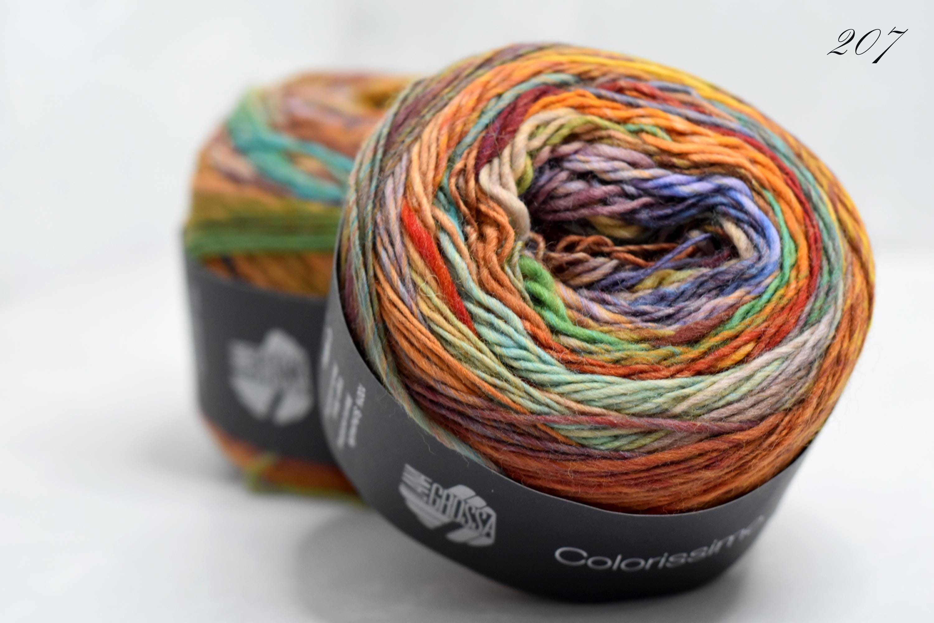 Colorissimo Colorant Lana Grossa Colorissimo: Soft Merino Wool Yarn With Color Transitions ...