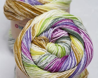Katia Fair Cotton Arlequino Yarn – Organic Gradient Cotton 200g 620m