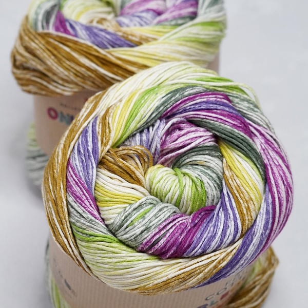 Katia Fair Cotton Arlequino Garn – Bio-Baumwolle 200g 620 m